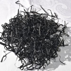 Black Shredded Paper