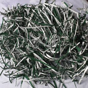 Green Shredded Paper