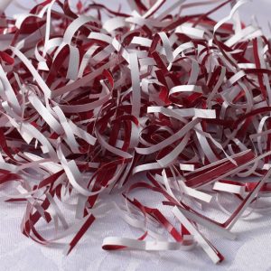 Maroon Shredded Paper