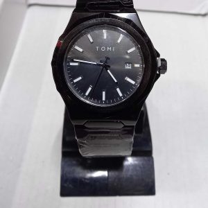 TOMI Black Metal Men's Watch