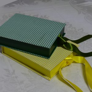 Checked A5 Ankara Kitenge Gift Box